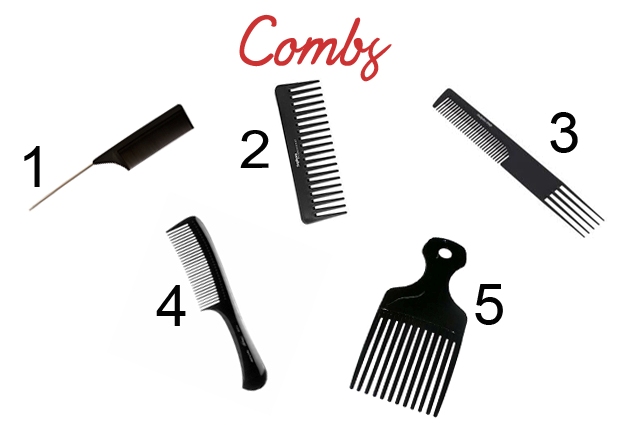 types of combs with names