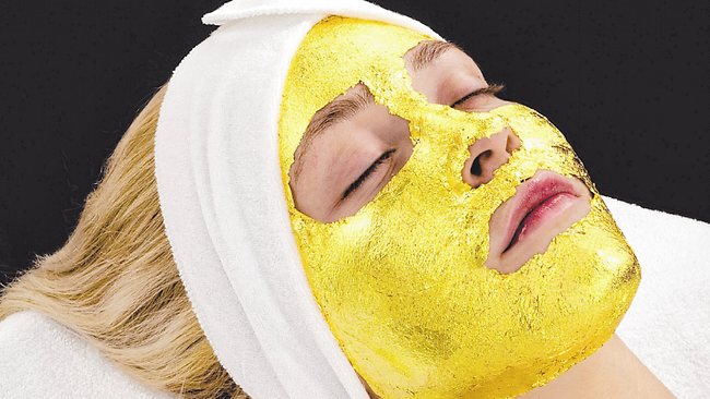 Rumours have it that Cleopatra indulged in regular gold masks to maintain her beauty. Image sourced from news.com.au