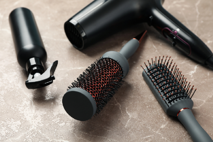 styling techniques curtain bangs