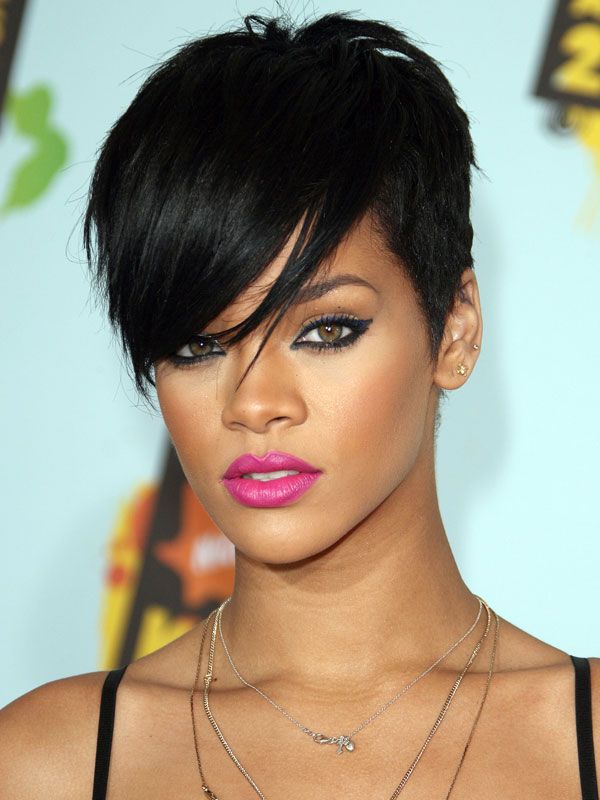 5 Fringes For 5 Face Shapes Rihanna