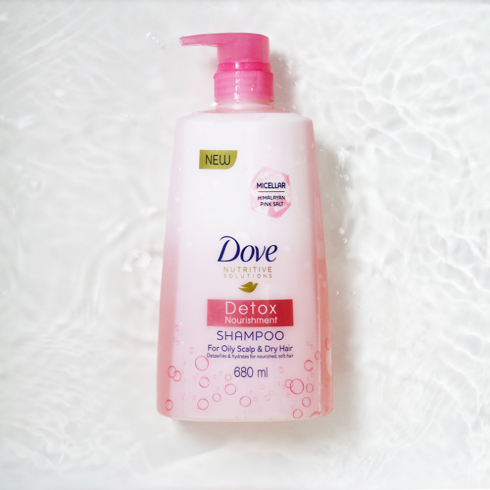 Dove Pink Detox Shampoo review Does Himalayan Pink Salt really help