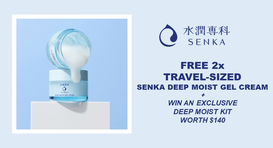 FREE Sample + Win Senka Deep Moist Kit worth $140!