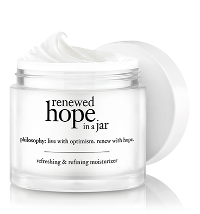 hydration treats philosophy renewed hope in a jar