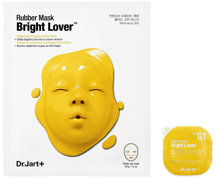 sheet masks like facials dr jart rubber mask