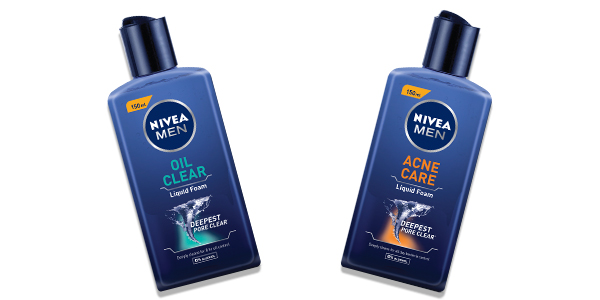 nivea men liquid foam oil clear and acne care ah boys to men 4