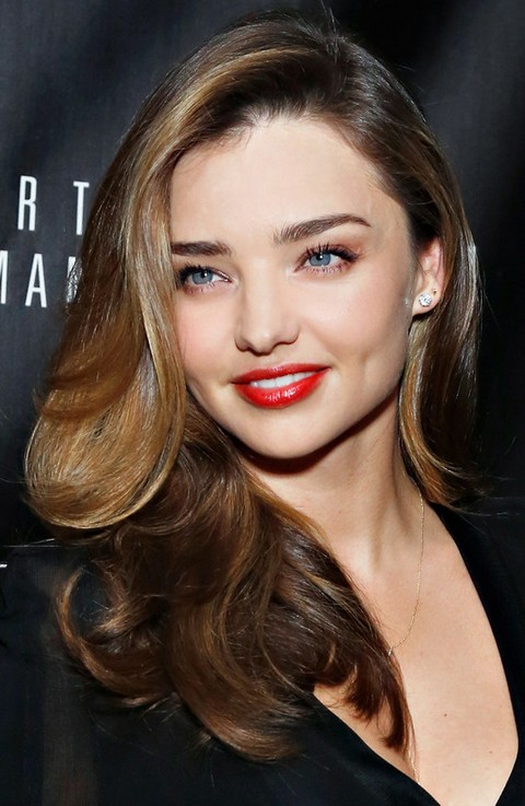 7. Side Part + Old Hollywood Curls
