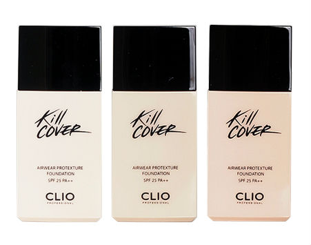 Best Drugstore Foundation Clio Kill Cover Airwear Foundation