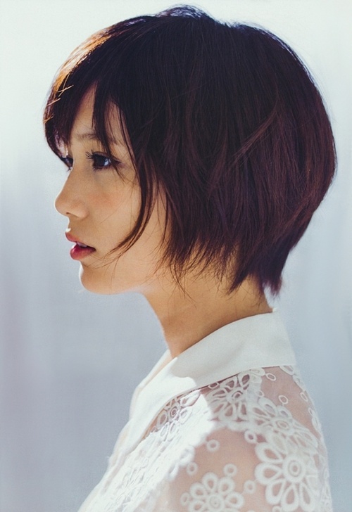 Wavy Curly Hair Short Bob With Bangs