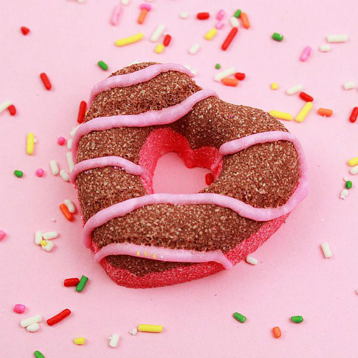 Best Bath Bomb Etsy Chocolate Crunch Mini Heart Donut Bath Bomb