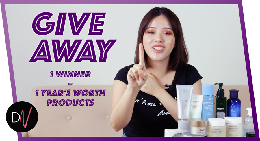 Watch & Win 1 Year’s worth of Skincare products!