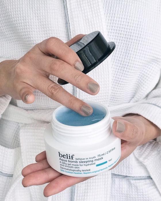 Belif Aqua Bomb Sleeping Mask How To Apply 