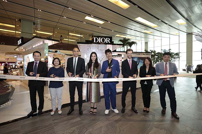 Dior Changi Exclusive Event Ribbon Cutting