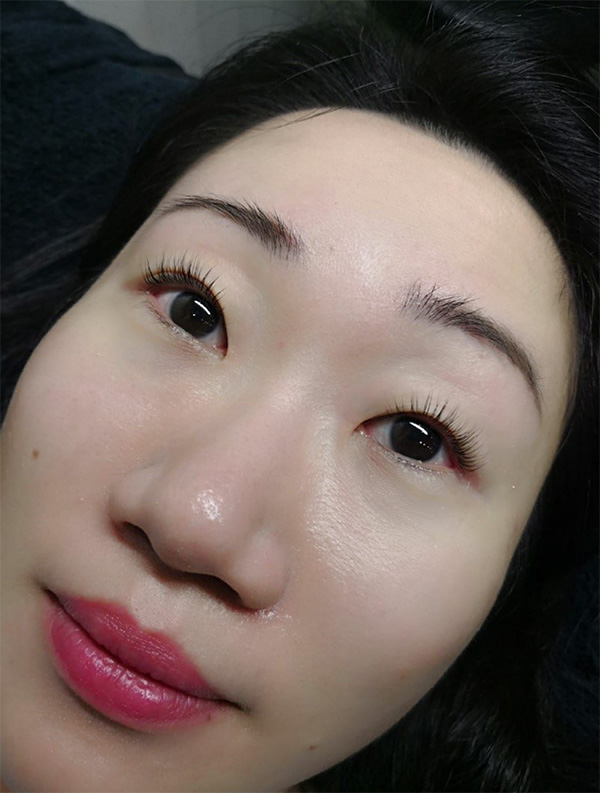 Dreamlash Lash Lift Review- after front