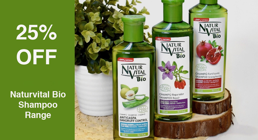 Enjoy 25% off an all-natural* shampoo range here!
