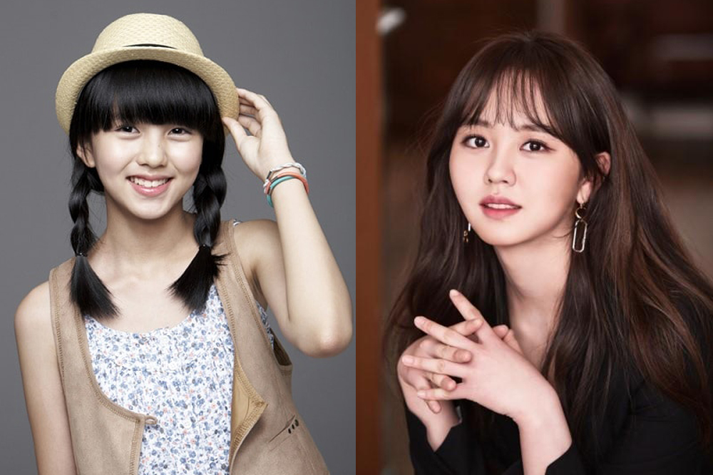 Celebs 10 Year Challenge Kim So Hyun