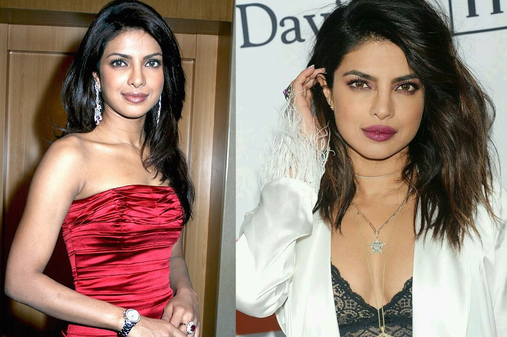 Celebs 10 Year Challenge Priyanka Chopra