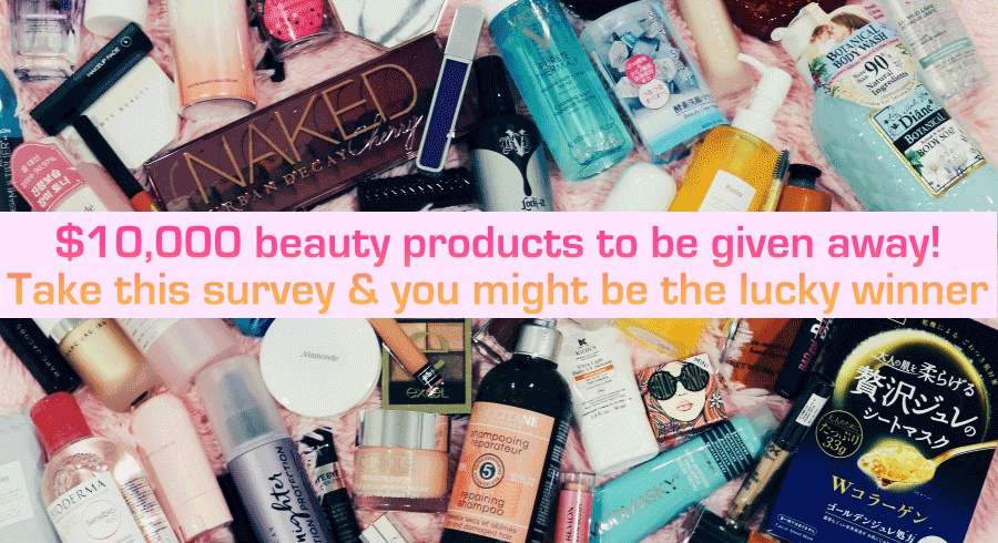Take our quick 15-min Beauty Survey and win $10,000 worth of products + complimentary treatments!