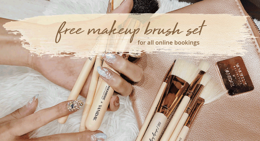 FREE makeup brush set + DV exclusive discounts for all* lash/eyebrow appointments!