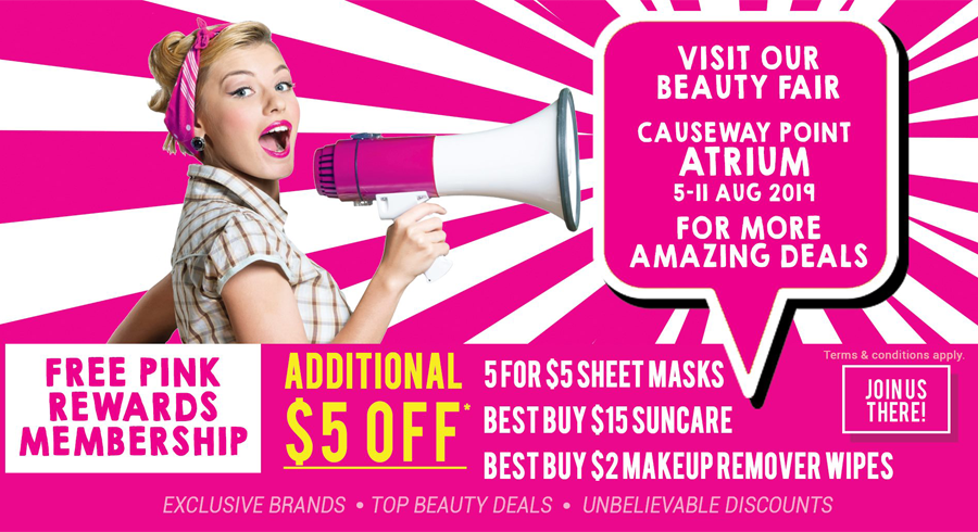Sasa’s Beauty Fair is back at Causeway Point – get face masks at ONLY SGD1!