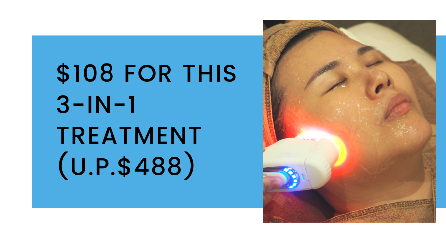 $108 for a 3-in-1 sonolift treatment that helps uneven skin tone, pigmentation and signs of ageing?!