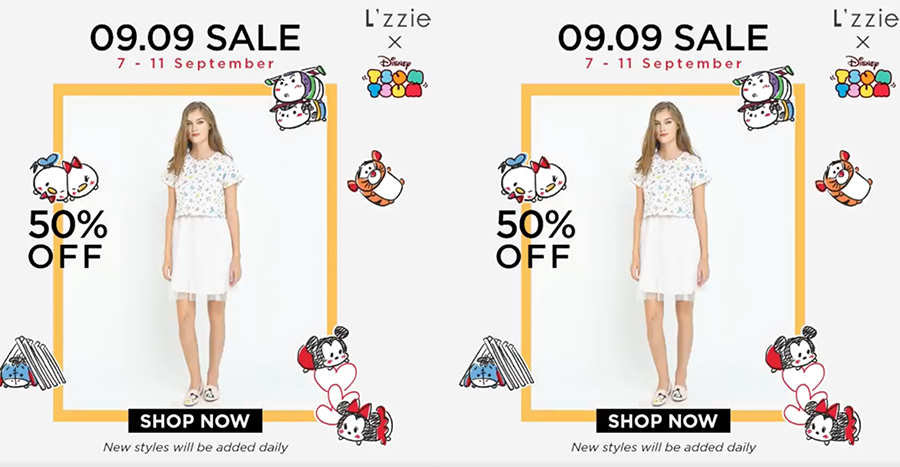 Enjoy 50% Off L’zzie Singapore outfits till 11th September 2019!