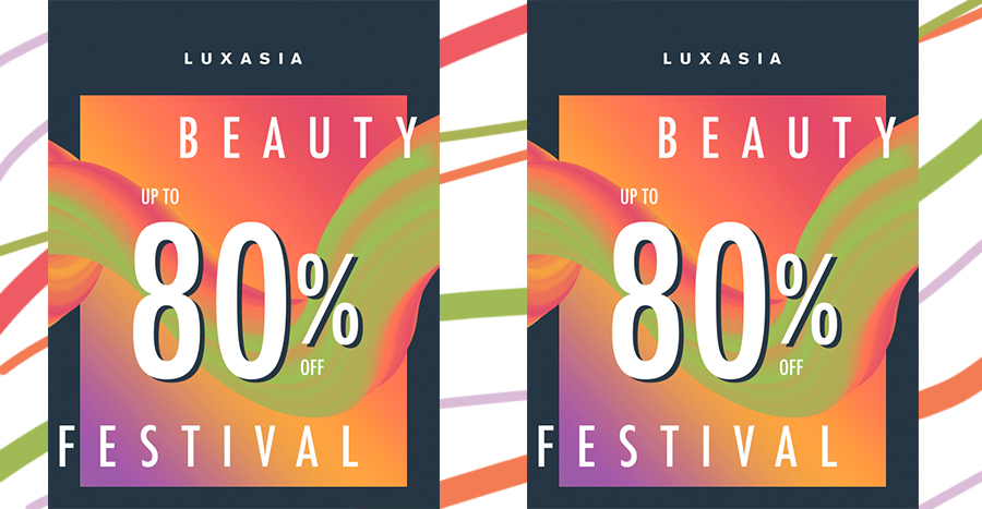 Get 80% off beauty faves at Beauty Festival happening from 20-21st September 2019!