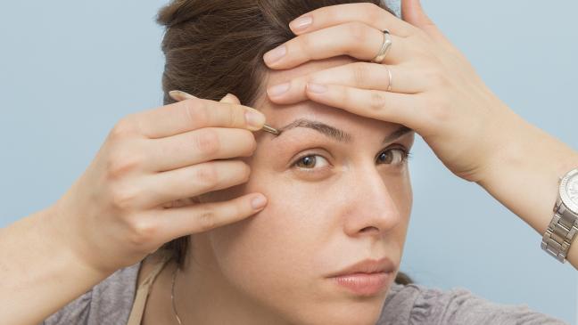 Overplucking Brows