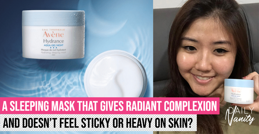 Avène Hydrance Aqua Gel Night Hydrating Sleeping Mask Review Featured Image