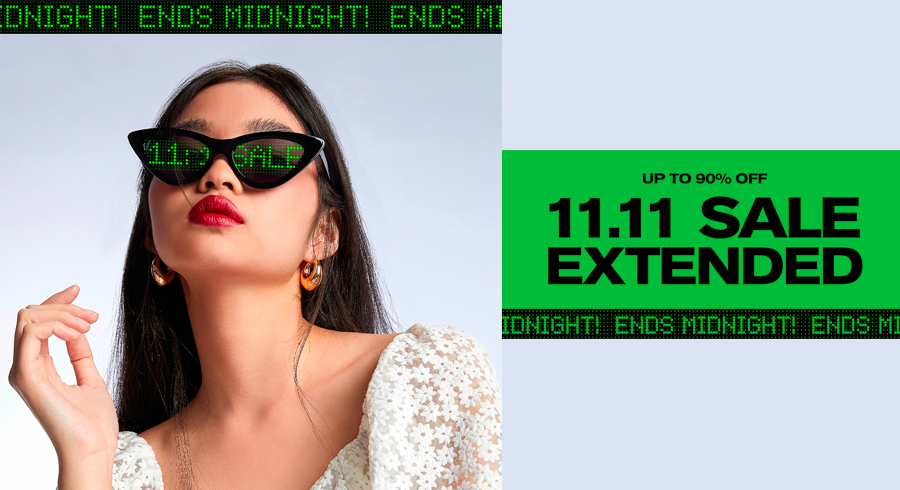 Save up to 90%! Pomelo is extending its 11.11 sale to midnight tonight
