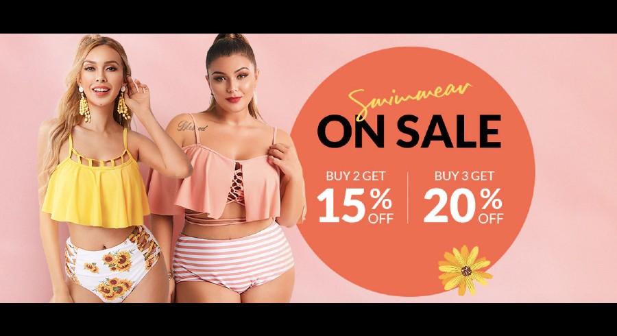 Up to 20% off: Rosegal Swimwear on Sale