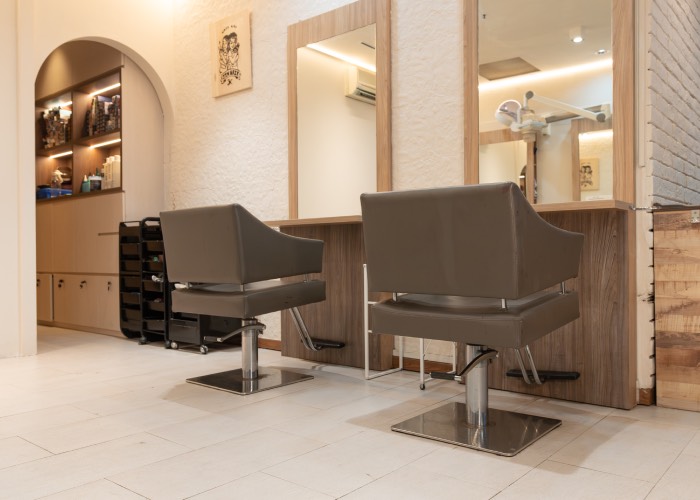 jin hair studio interior. 