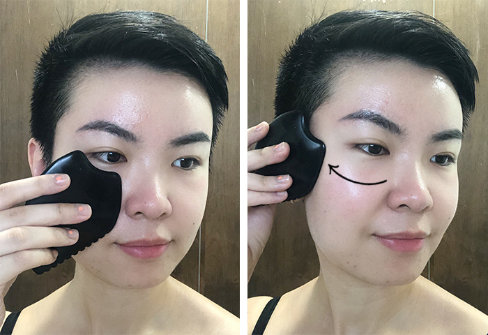 Gua Sha Facial Massage Step 4