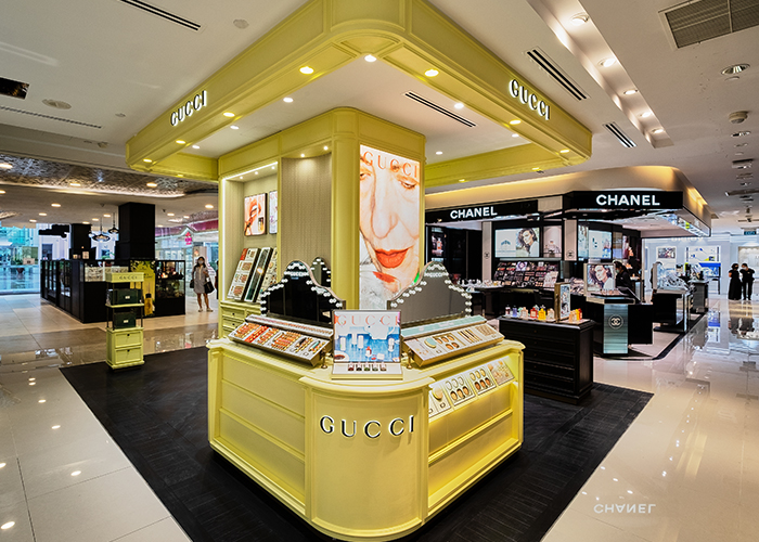 New Beauty Stores Counters Oct Gucci Layout