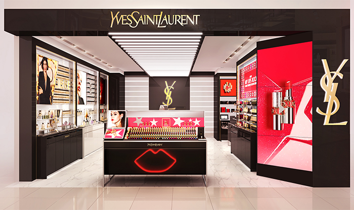 New Beauty Stores Counters Oct Ysl Beaute Layout