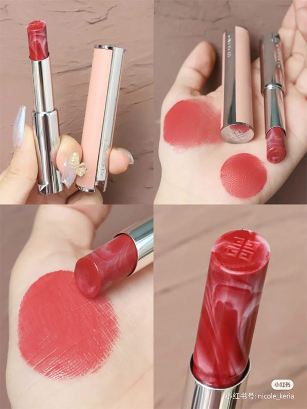 Givenchy Rose Perfecto lip balms see swatches and other details