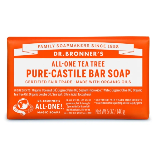 Dr. Bronner's Tea Tree Castile Bar Soap