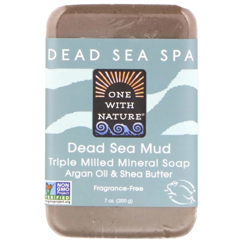 One with Nature Dead Sea Mud Triple Milled Mineral Soap Bar