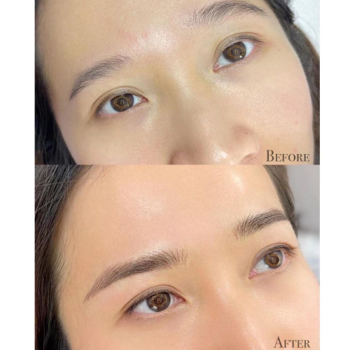 best brow salon singapore - microbladed brows