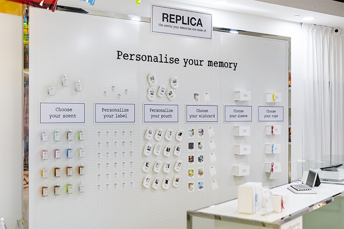 maison margiela flagship fragrance store personalisation zone