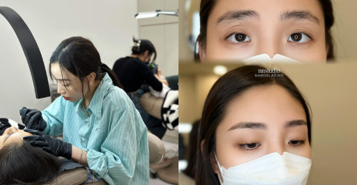 microblading eyebrows