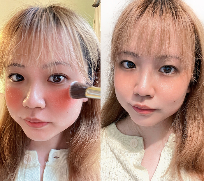 Crazy Blush Looks Swee Qi after Crazy Blush Hack