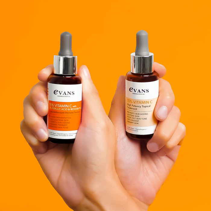 Evans Dermalogical 15% Vitamin C Serum 10% duo