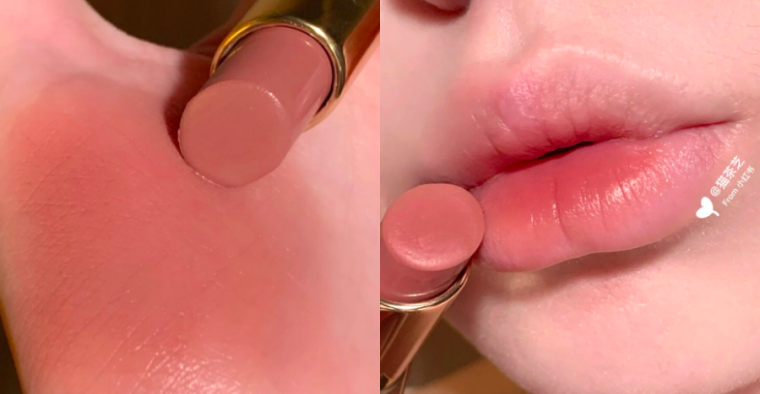 strawberry milk foam lipstick Tom Ford Beauty Lip Color Satin Matte Lipstick in shade #94 Plus One-5