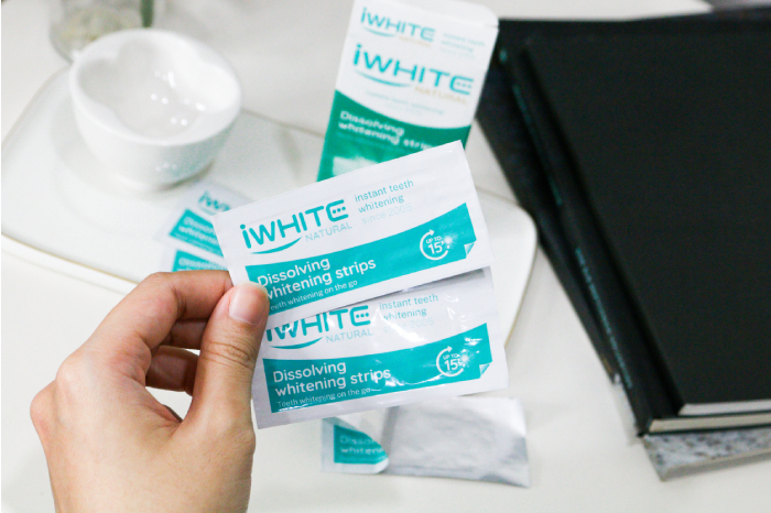 iWhite Natural Dissolving Whitening Strips 4