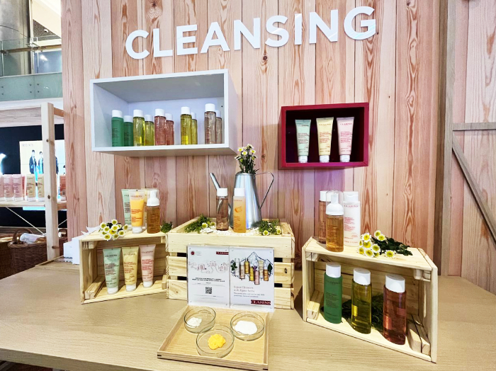 clarins ion pop-up cleansers