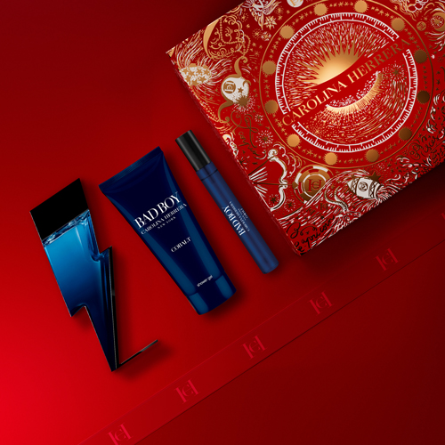Carolina-Herrera-Bad-Boy-Cobalt-Holiday-Set-(Bad-Boy-Cobalt-EDP-100ml,-Shower-Gel-100ml-&-Megaspritzer-10ml)-Moodshot