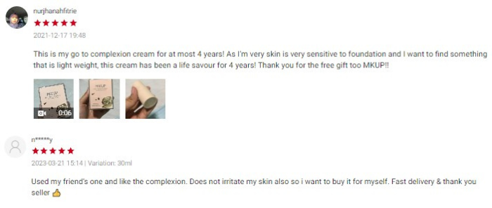 MKUP Real Complexion Cream shopee review