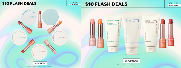 innisfree 10th anniversary promo deals