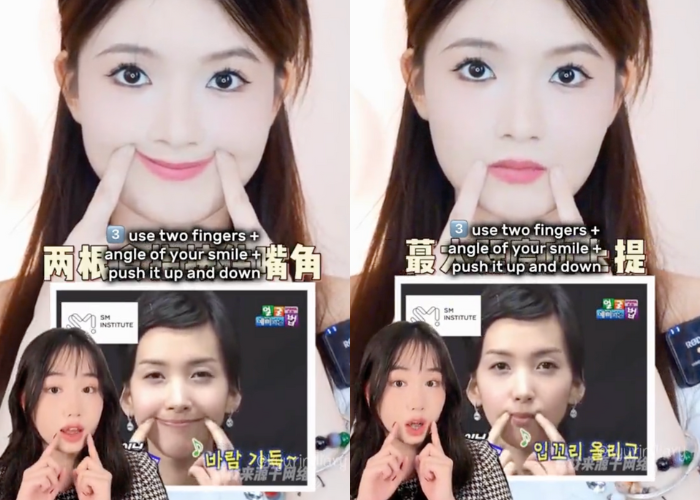 kpop idol smiling exercise smiling