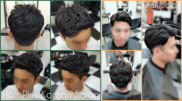 korean perm men hair plus korean salon